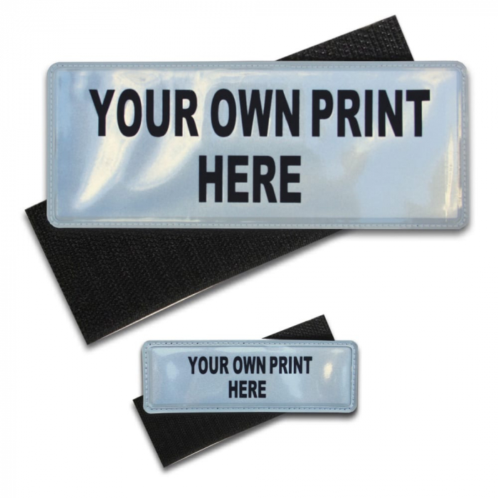 Set of Large and Small Custom Velcro Badges