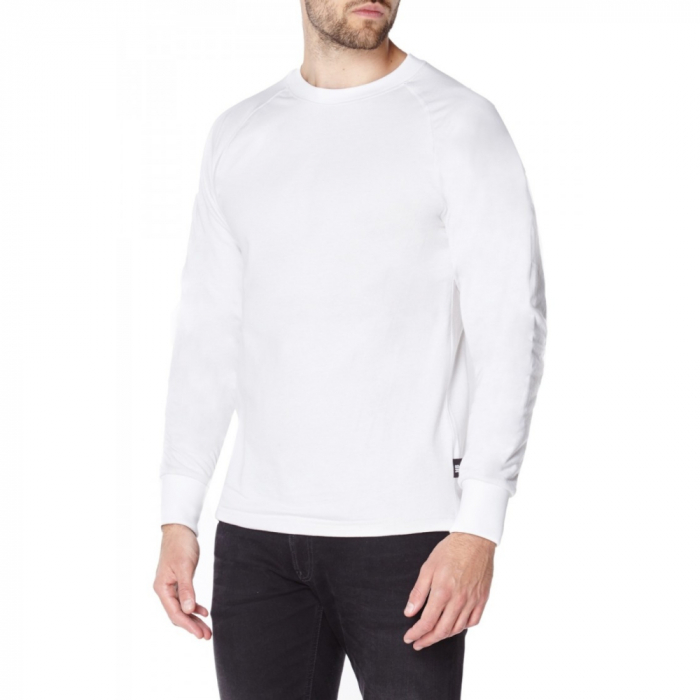 BladeRunner White Anti-Slash White Long Sleeve T-Shirt
