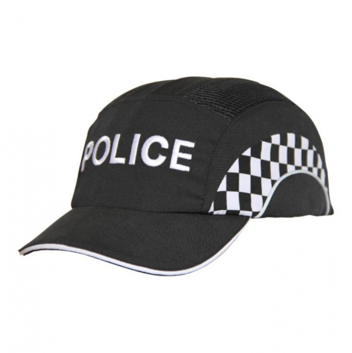  Black Police Bump Cap