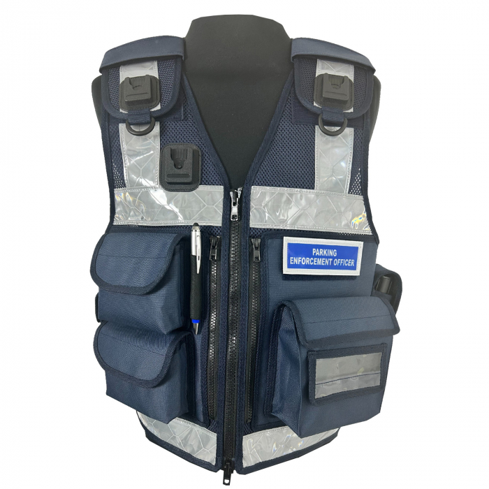 Protec Navy One Size Fits All Parking & Civil Enforcement Vest