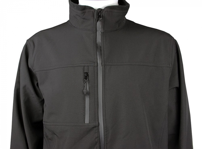 Black Soft Shell Jacket Police Supplies