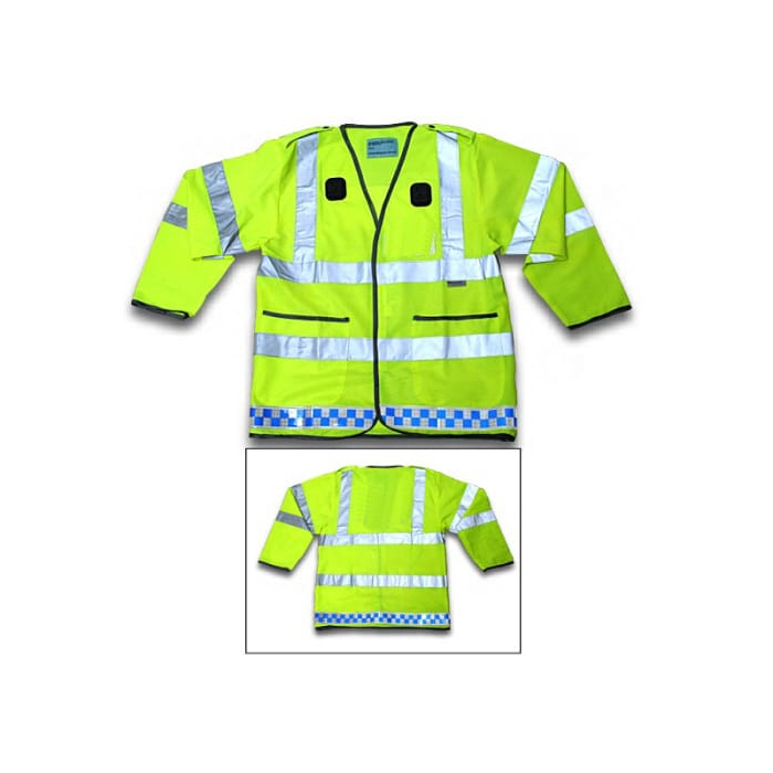 Hi-Vis Class 3 Jacket with Clear Badge Holder
