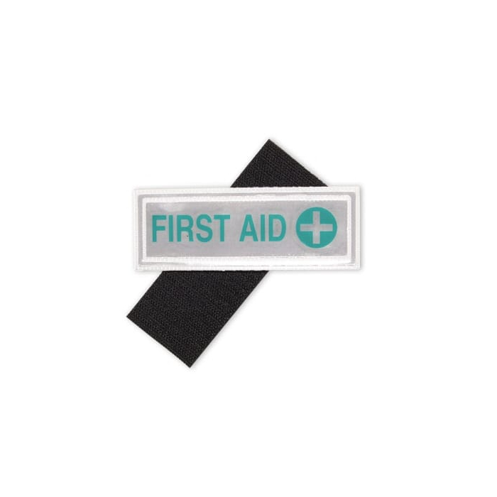 Reflective velcro First Aid Badge Small