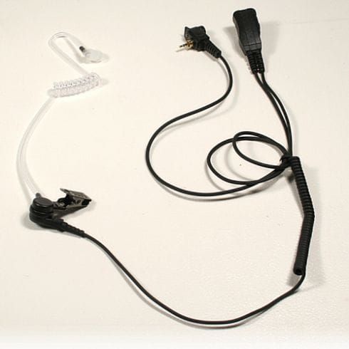 Motorola PTT System With Acoustic Tube Earpiece + Mic