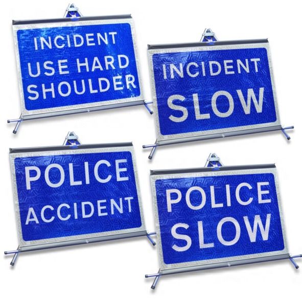 Flexible Police Traffic Management Signs