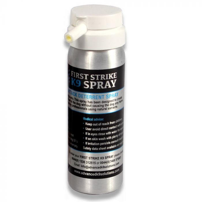 First Strike K9 Dog Deterrent Spray with Protec Pouch