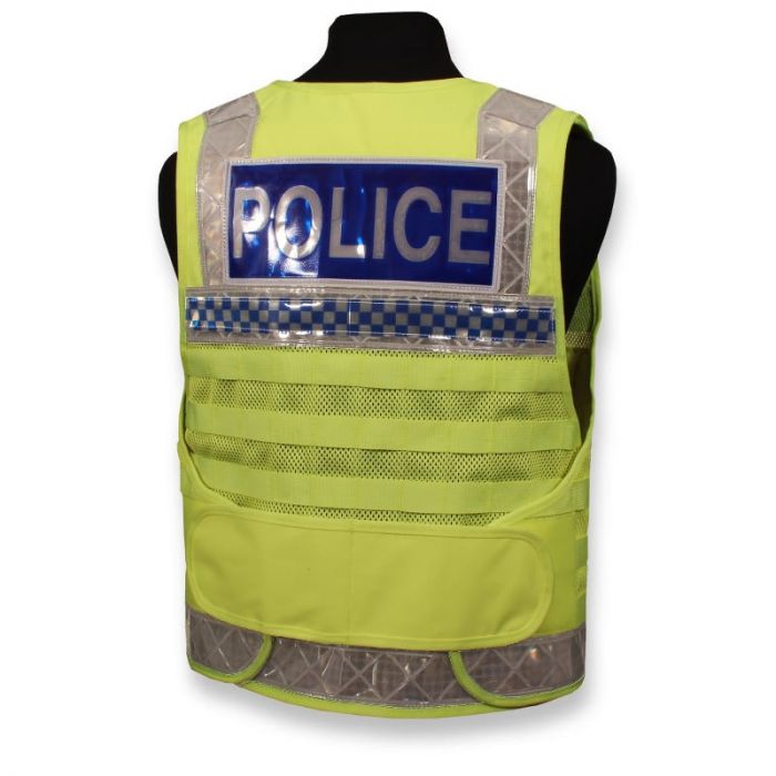 Protec High Vis modular MOLLE vest - Police Supplies