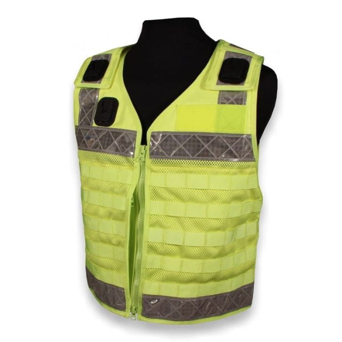 Protec High Vis modular MOLLE vest - Police Supplies