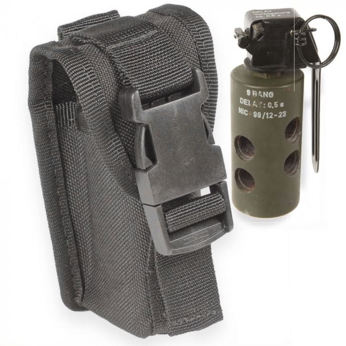 Protec Black Molle Modular Grenade Pouch
