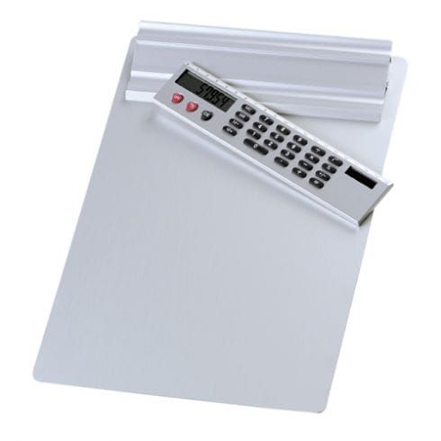 Clipboard Aluminium with Calculator