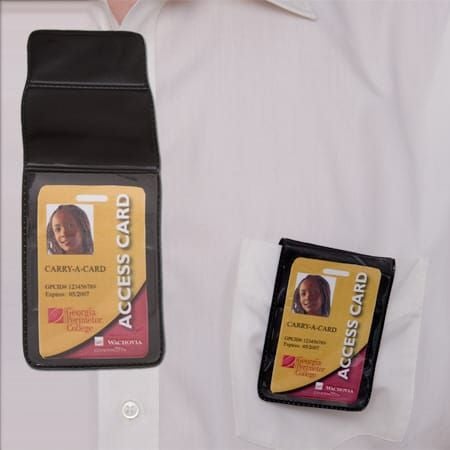 Portrait Magnetic Warrant-ID Card Holder