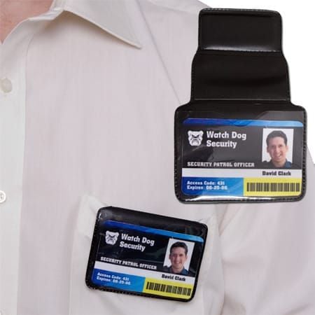 Landscape Magnetic Warrant-ID Card Holder