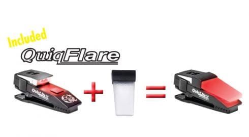 Quiqlite X Dual Red - White LED