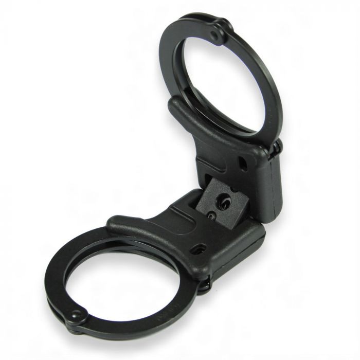 TCH850 Black Anodised Rigid Folding Handcuffs