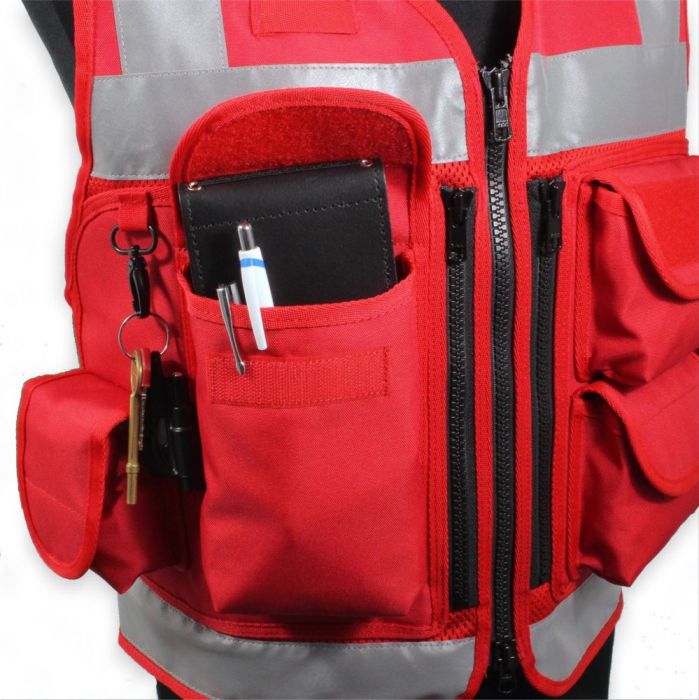 Protec Advanced Red Utility Vest