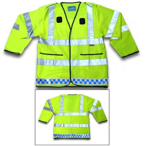 Hi-Vis Class 3 Jacket with Clear Badge Holder