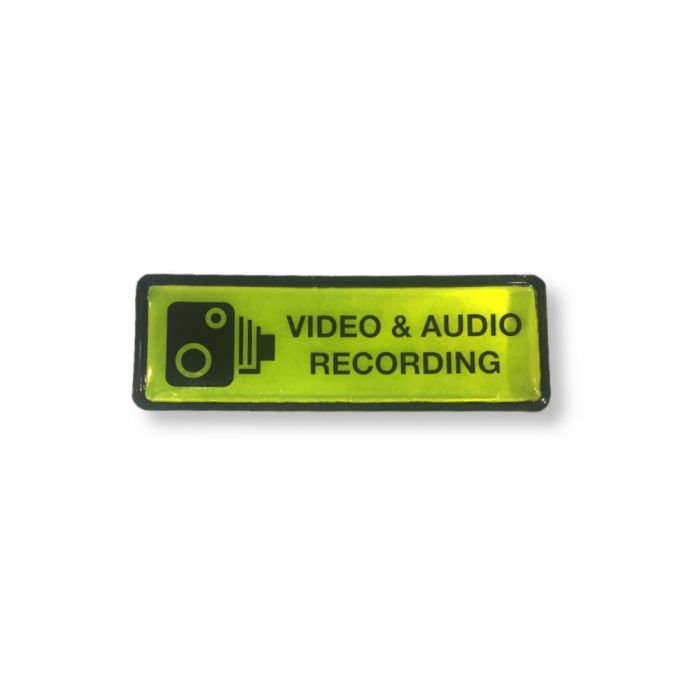 Small Reflective Video & Audio Recording Badge