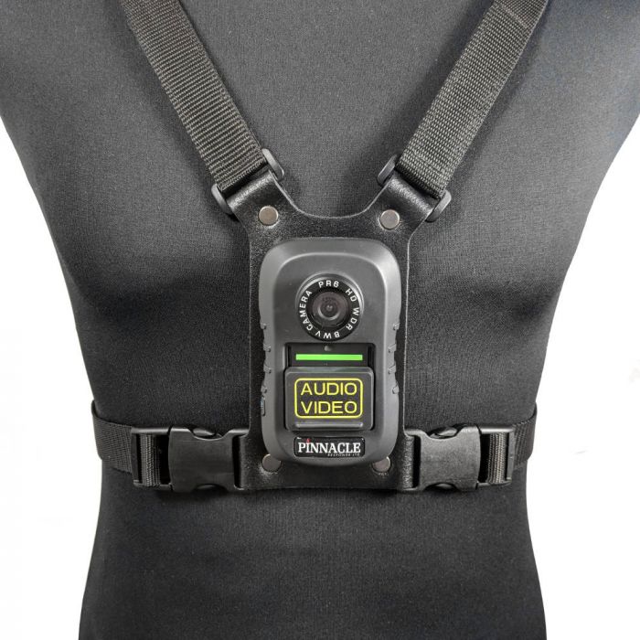 Leather 4 Point Body Worn Video and Radio chest harness