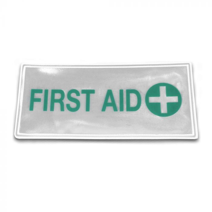 Reflective First Aider Badge Large
