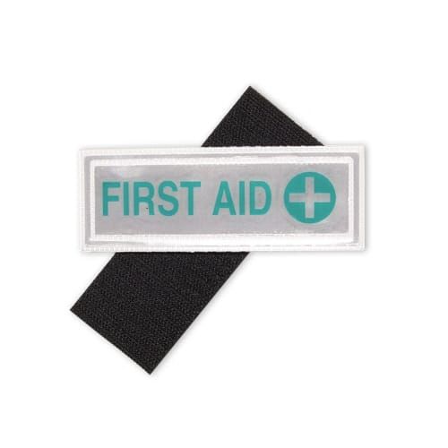 Reflective velcro First Aid Badge Small