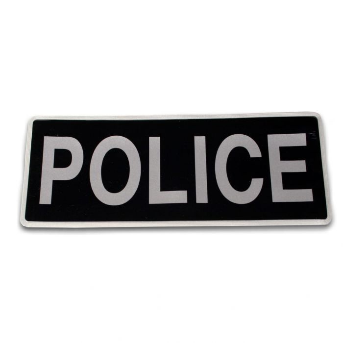 Police Badge Large Black