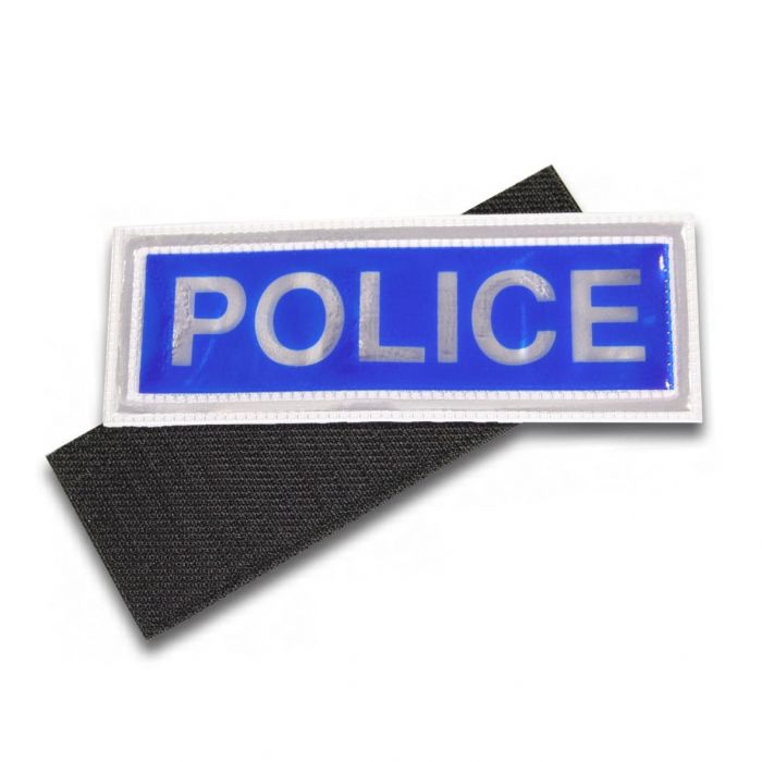 Velcro Police Badge Small Blue