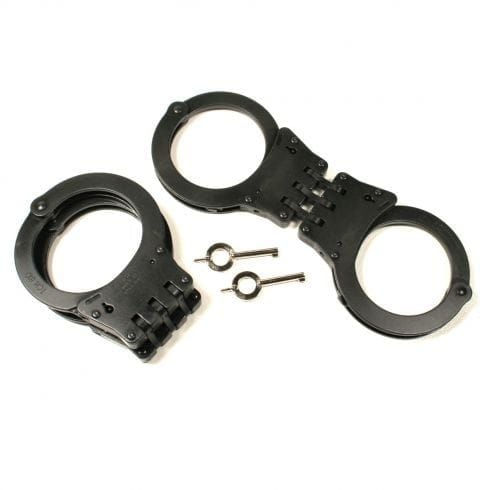 TCH Hinge Standard Handcuffs Black Finish