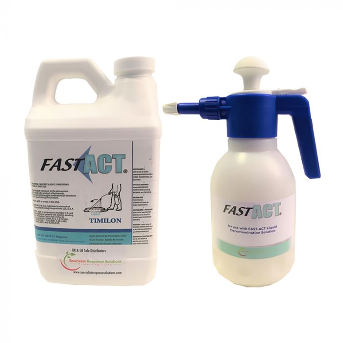 FAST-ACT Liquid Decontamination (x 2) and 450 Hand Pressure Sprayer Starter Kit