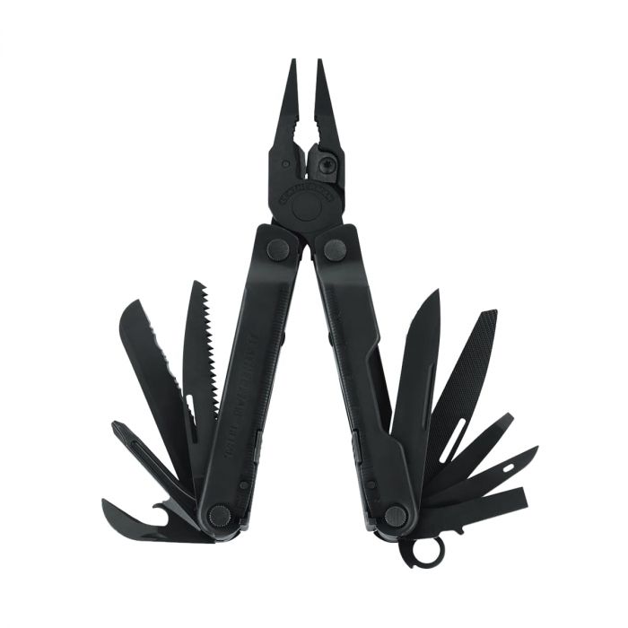 Leatherman Black Oxide Rebar With Molle Sheath Police Supplies