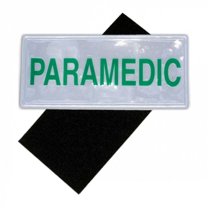 Large Velcro Paramedic Badge