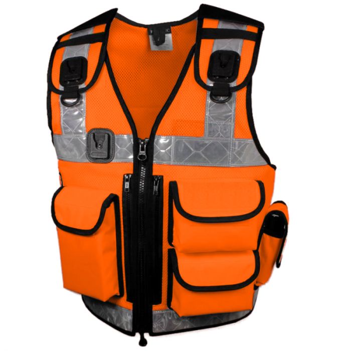 Protec One Size Fits All Orange Security Vest