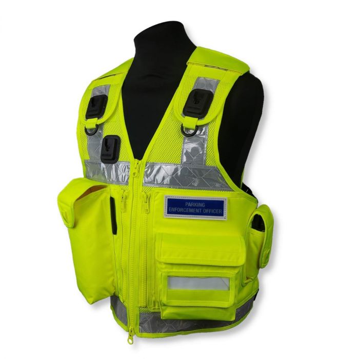 Protec Yellow One Size Fits All Parking & Civil Enforcement Vest