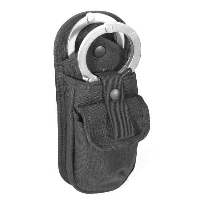 Protec Black Molle Double Rigid Handcuff Utility Pouch