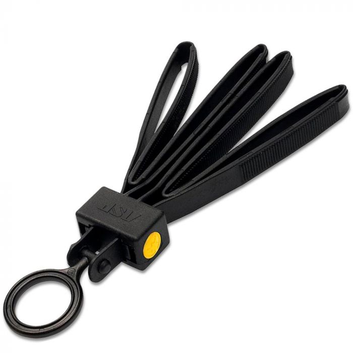 ASP Black Tri-fold restraints - 6 Pack