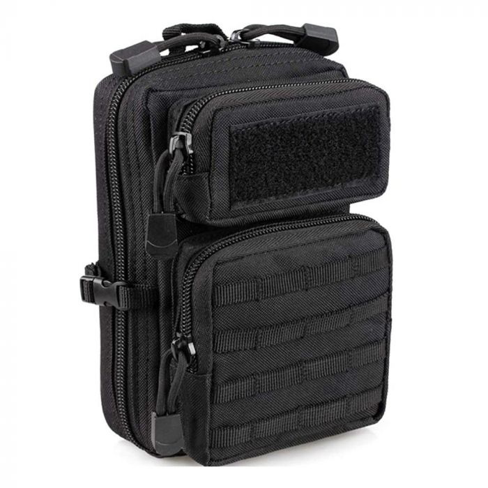 Protec Black Molle Mini EDC Pouch Organiser