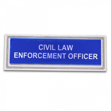 Civil Law Enforcement Badge Small