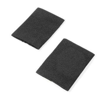 Protec Plain Black Uniform Slider Epaulettes