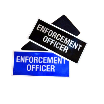Large Velcro Enforcement Officer Badge