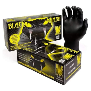Black Mamba Industrial Super Strong Nitrile Gloves - Box