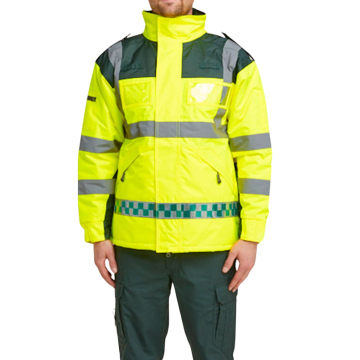 Hi Vis Ambulance Waterproof Bomber Jacket