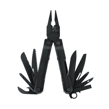 Leatherman Black Oxide Rebar Multi-Tool With Molle Sheath