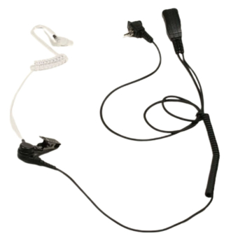 Motorola PTT System With Acoustic Tube Earpiece + Mic