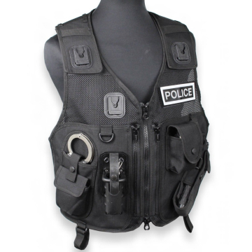 Protec Tactical Vest with Peter Jones CS Spray and BWV Dock