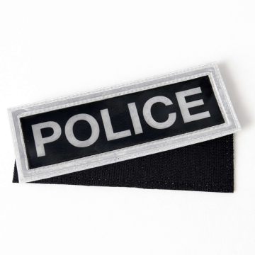 Police Badge Small Black