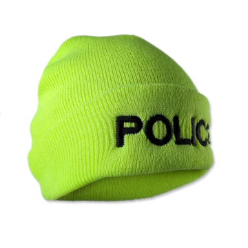 Protec High Vis Police Watch Beanie Hat