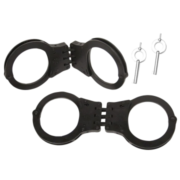 TCH 830B Hinge Superior Black Handcuffs