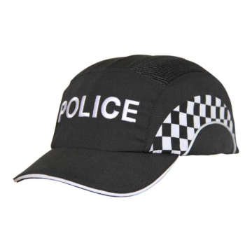  Black Police Bump Cap