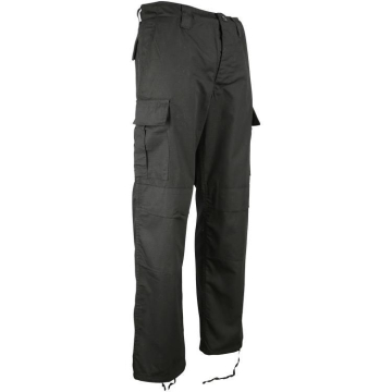 Kombat UK M65 BDU Black Ripstop Combat Trousers