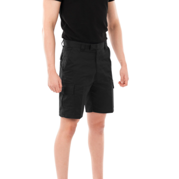 Mens Black Cargo Work Shorts