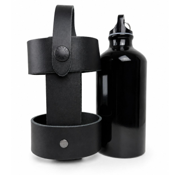 Protec 500ml Water Bottle and Leather Holder
